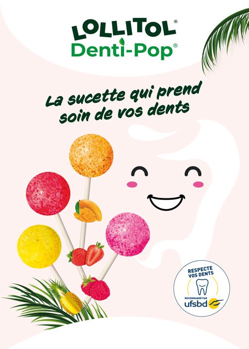 🍭 Lollitol - 28 Sucettes SANS SUCRES 🦷✨ - CBF Medical