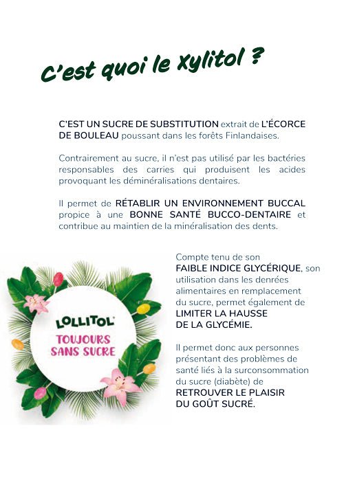 🍍 Lollitol - Sucettes SANS SUCRES Goût multiples 🍭✨ ( achat minimum de 25 Sucettes ) - CBF Medical