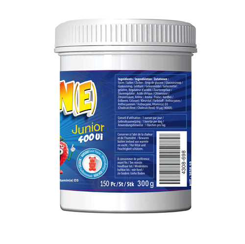 Vitamine D3 Beren - 150 Beren π Aardbeiensmaak π - 150 Beren