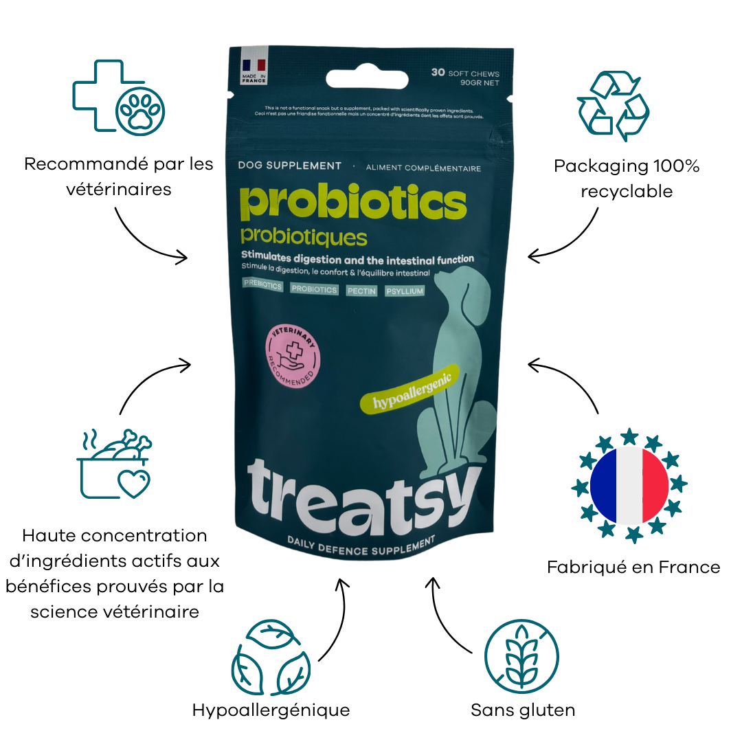 Treatsy "Daily Defence" Probiotiques (30 bouchées)