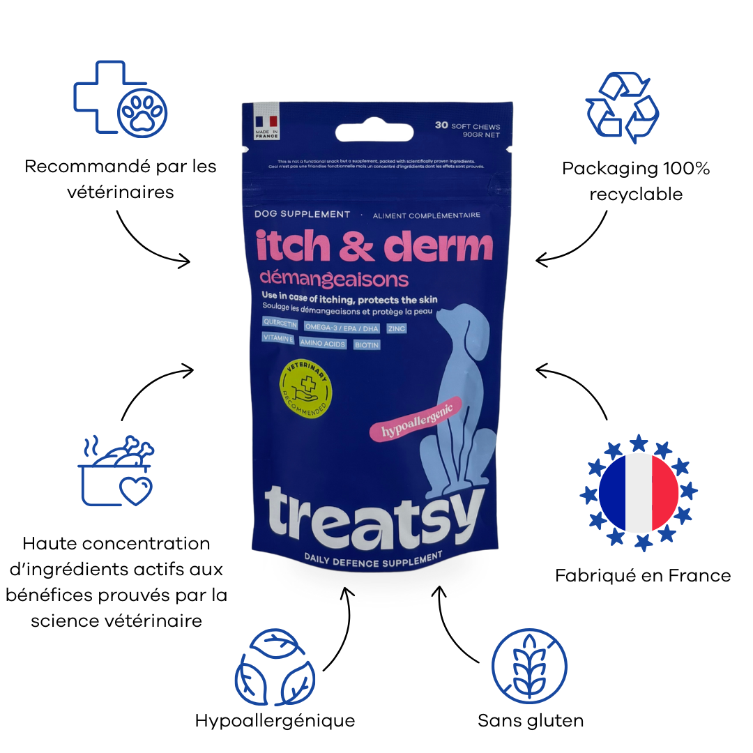Treatsy "Daily Defence" Anti-Démangeaisons (30 bouchées)
