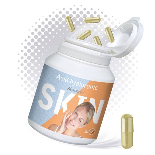 💧 Beautiful Skin - Acide Hyaluronique - 90 Gélules 🌟 - CBF Medical