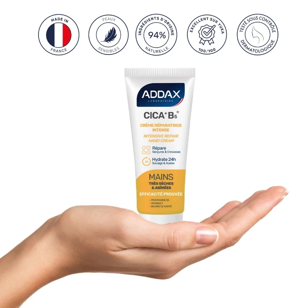 ✋🩹 CICA + B5® – Crème Réparatrice Intense Mains (50 ml)