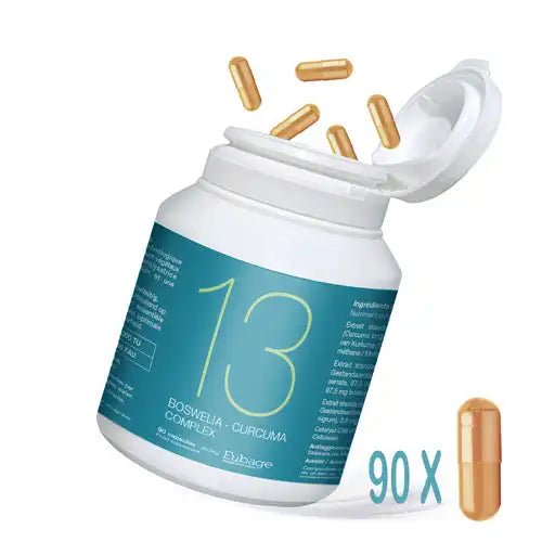 🌿 Eubage 13 Curcuma Complex - Pour un confort optimal ✨ - 90 gélules - CBF Medical
