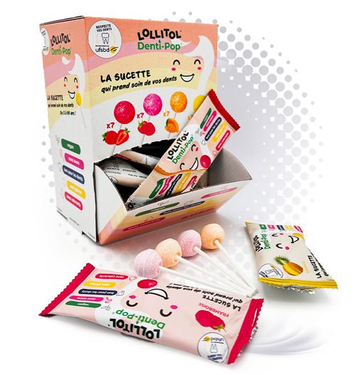🍍 Lollitol - Sucettes SANS SUCRES Goût multiples 🍭✨ ( achat minimum de 25 Sucettes ) - CBF Medical