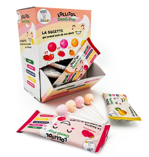 🍍 Lollitol - Sucettes SANS SUCRES Goût multiples 🍭✨ ( achat minimum de 25 Sucettes ) - CBF Medical