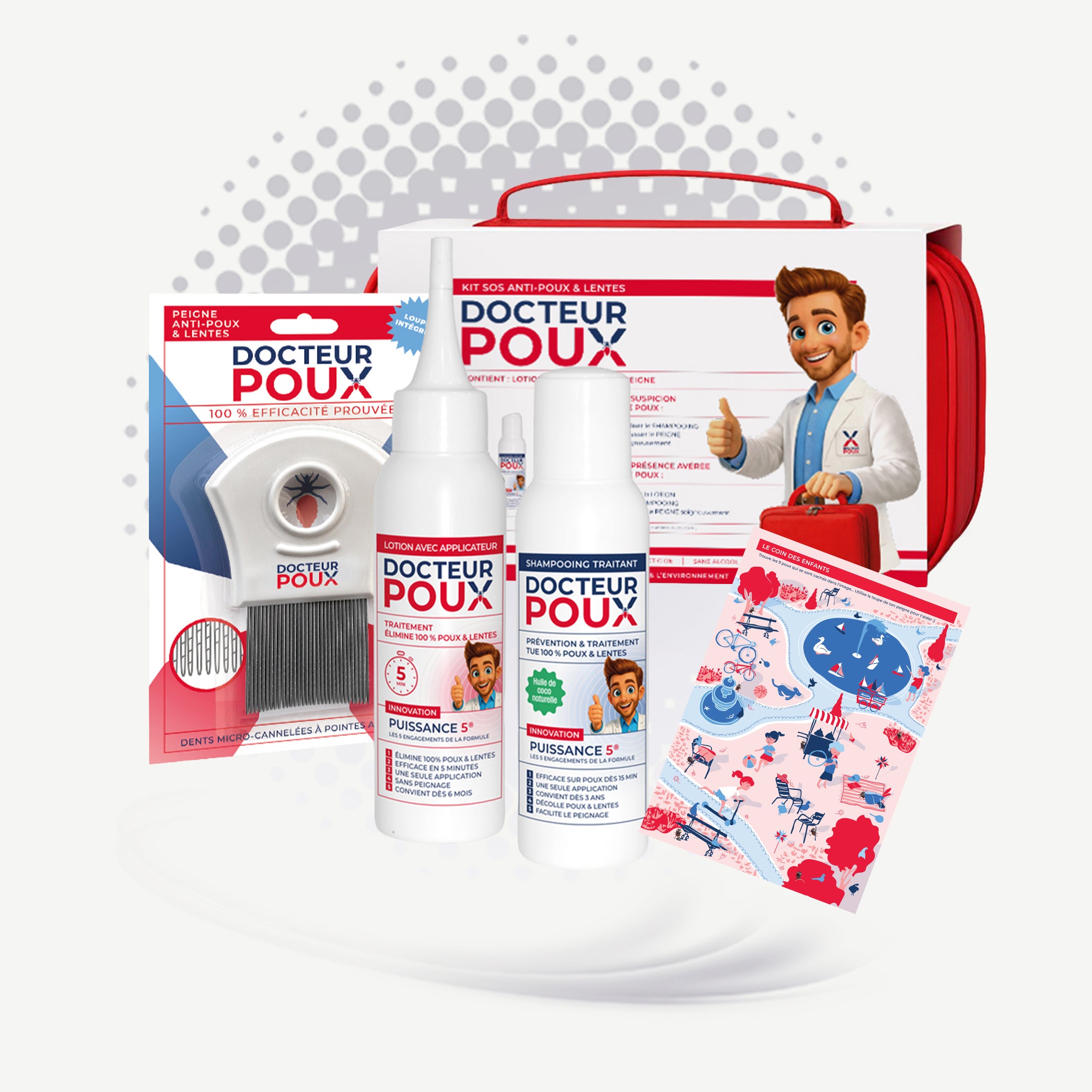 👜 Trousse SOS Poux – Docteur Poux