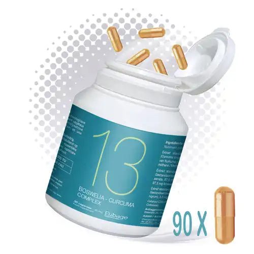 🌿 Eubage 13 Curcuma Complex - Pour un confort optimal ✨ - 90 gélules - CBF Medical