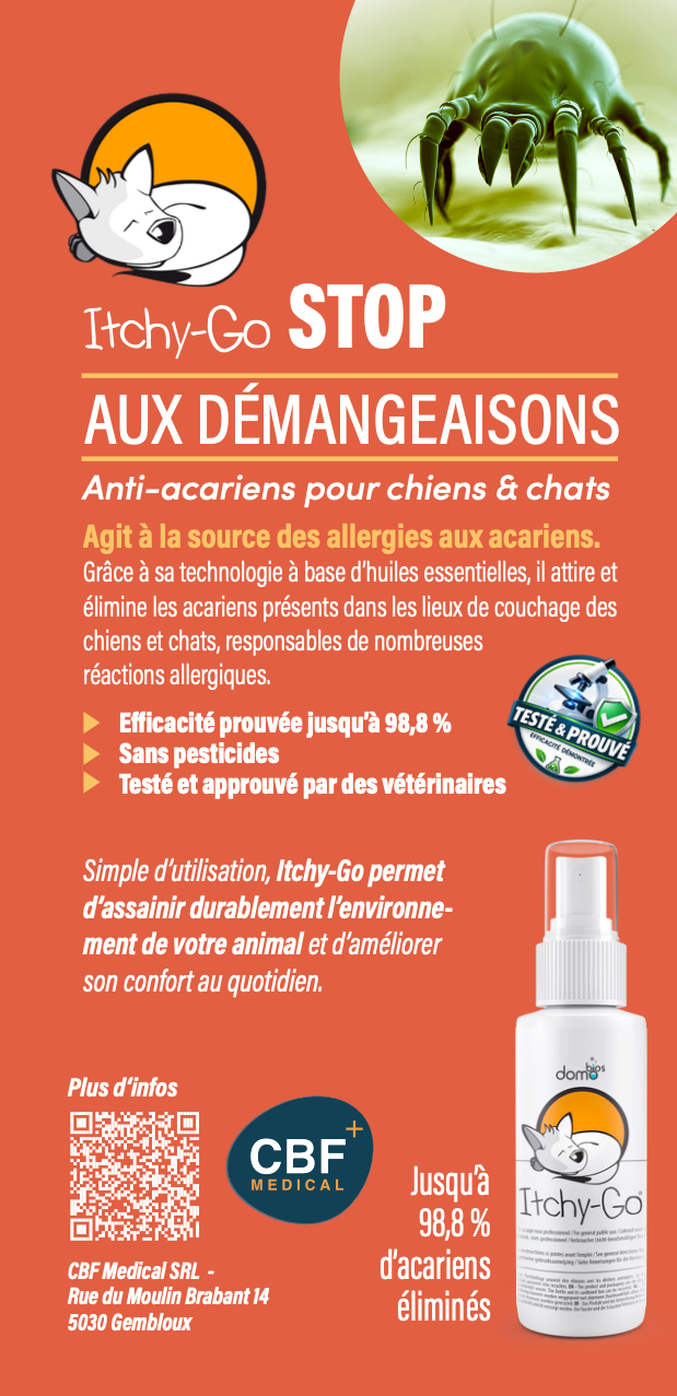 🐾 Itchy-Go Anti-Acariens Chien & Chat – Solution Allergies & Démangeaisons