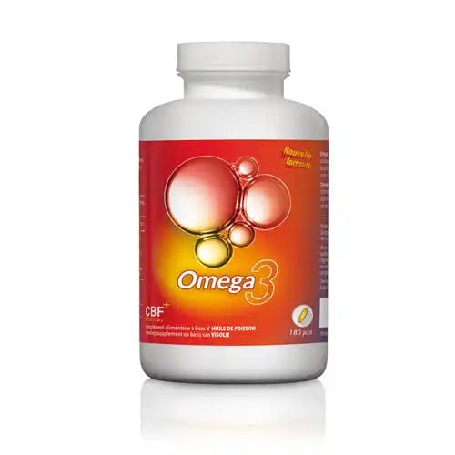 🐟 Omega 3 - Complément Alimentaire à base d'Huile de Poisson 🌟 180 softgels - CBF Medical