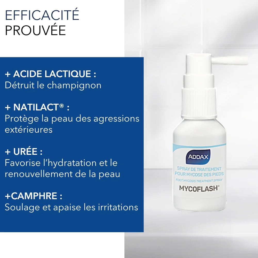 🦶💨 MYCOFLASH® – Spray SPRAY ANTIFONGIQUE POUR LE PIED D'ATHLÈTE (25 ml)