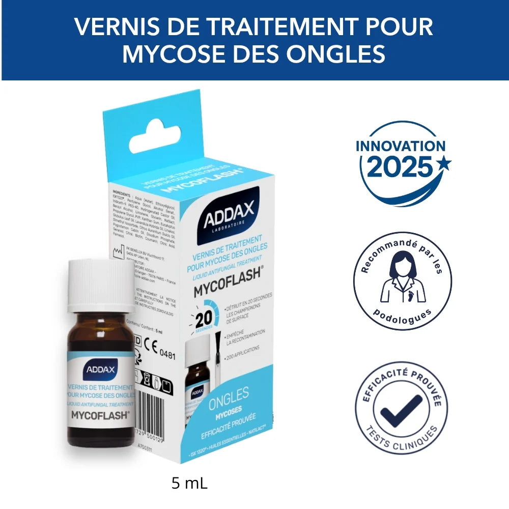🖐️🦶 MYCOFLASH®– pinceau vernis de traitement (5ml)