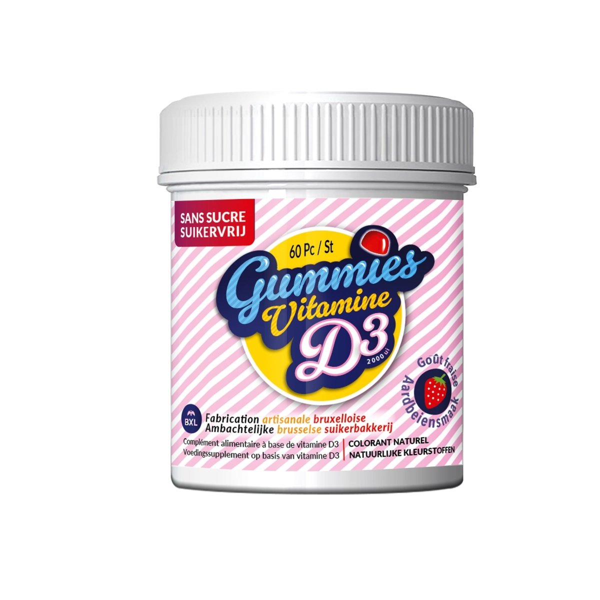 🌞 Vitamine D3 CBF Gummies 2.000 UI - 120 Gummies (Duo - Pack) 💪 - CBF Medical