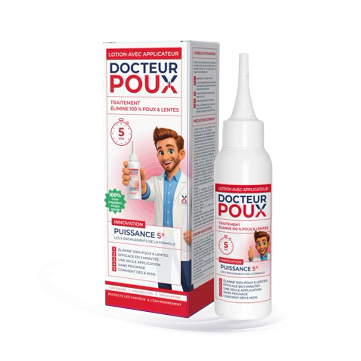🧴 Lotion précision anti-poux 100 ml – Docteur Poux