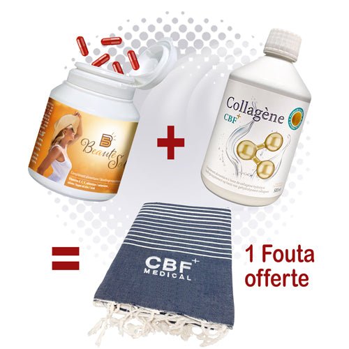 🌞 Beauté Soleil + Collagène + Fouta Offerte ! 🎁✨ - CBF Medical