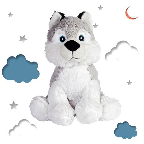 Peluche bouillotte - Chien Husky - CBF Medical