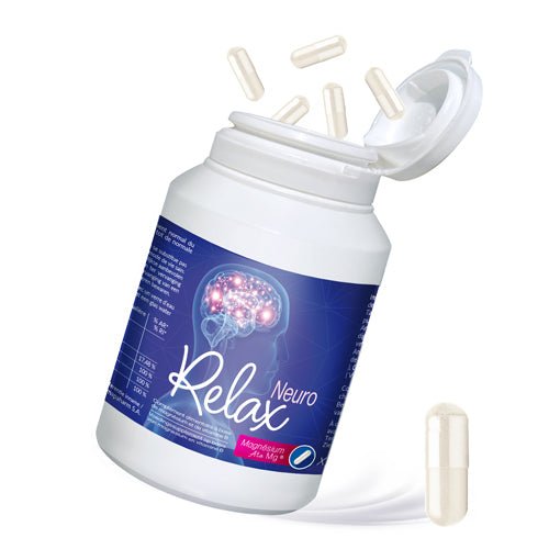 đȘ Neuro - relax âą MagnĂ©sium ATA - 90 GĂ©lules âš - CBF Medical