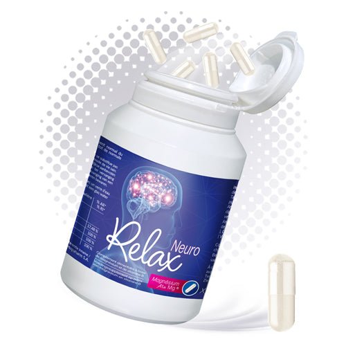 đȘ Neuro - relax âą MagnĂ©sium ATA - 90 GĂ©lules âš - CBF Medical