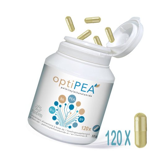 🌿 OptiPEA - Complément Alimentaire à base de PEA ✨ - 120 Gélules - CBF Medical