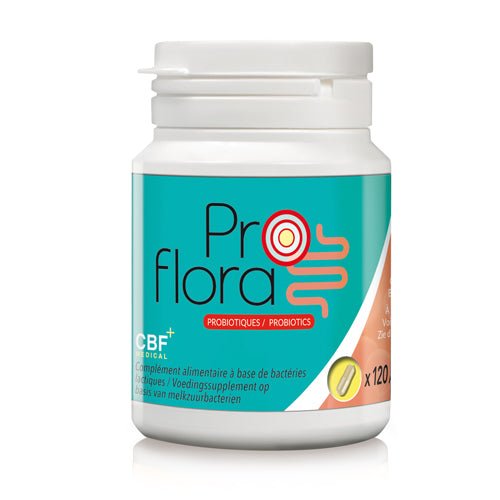 🌿 Proflora - Complément Probiotique 🌱✨ - 120 gélules - CBF Medical