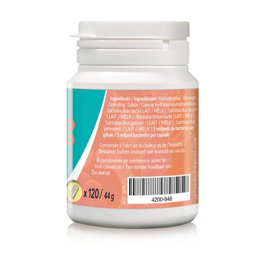 🌿 Proflora - Complément Probiotique 🌱✨ - 120 gélules - CBF Medical
