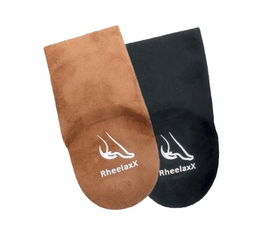 👣 Rheelaxx - Semelle - STOP à la douleur au talon - Taille : S - M / 36 - 41 - Noir - Prix Top - Santé 2024 - CBF Medical