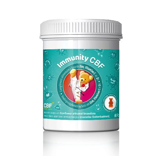 Gommes immunity - 🍊 Goût orange - 60 🧸 oursons - CBF Medical