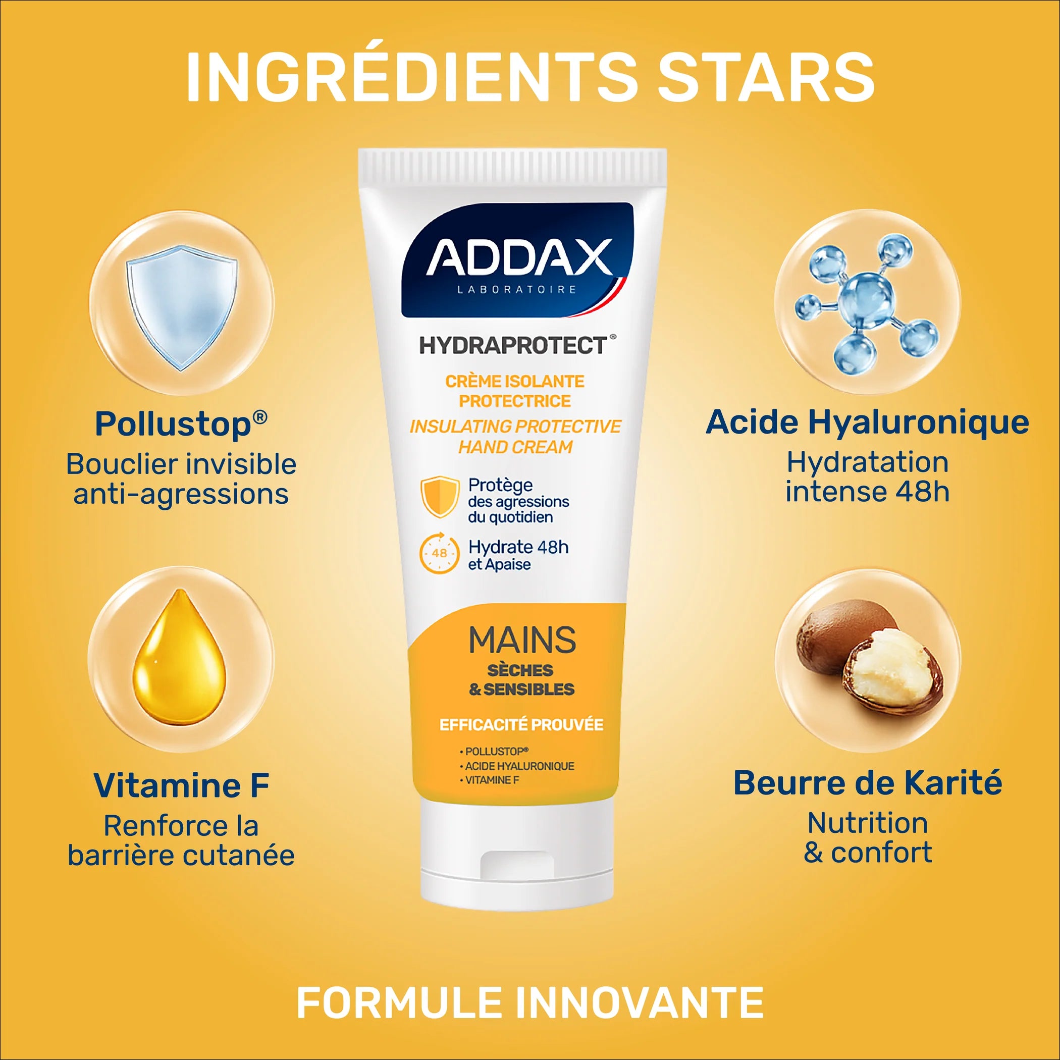 ✋🛡️ HYDRAPROTECT® – Crème Isolante Protectrice Mains (100 ml)