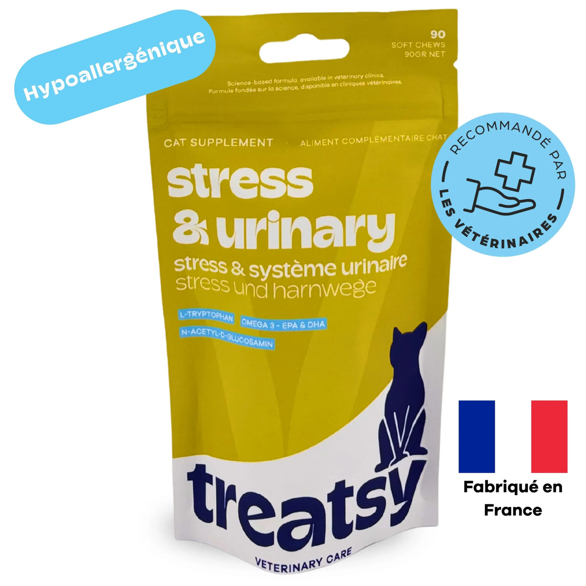 😺 Veterinary care - chat stress urinaire