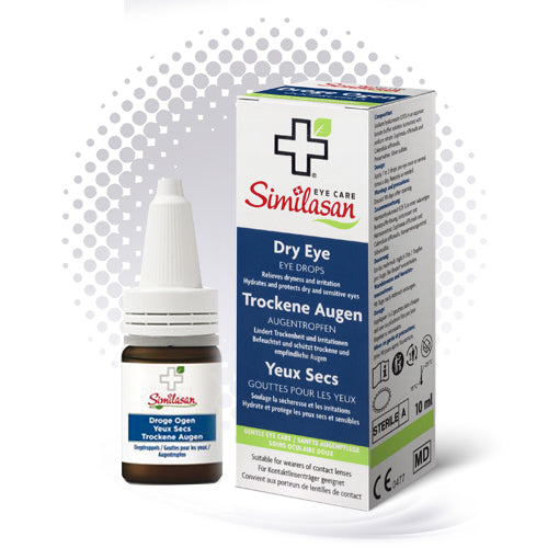 👁️ Similasan – Gouttes Ophtalmiques pour Yeux Secs 🌿✨ – Enrichies à l’acide hyaluronique