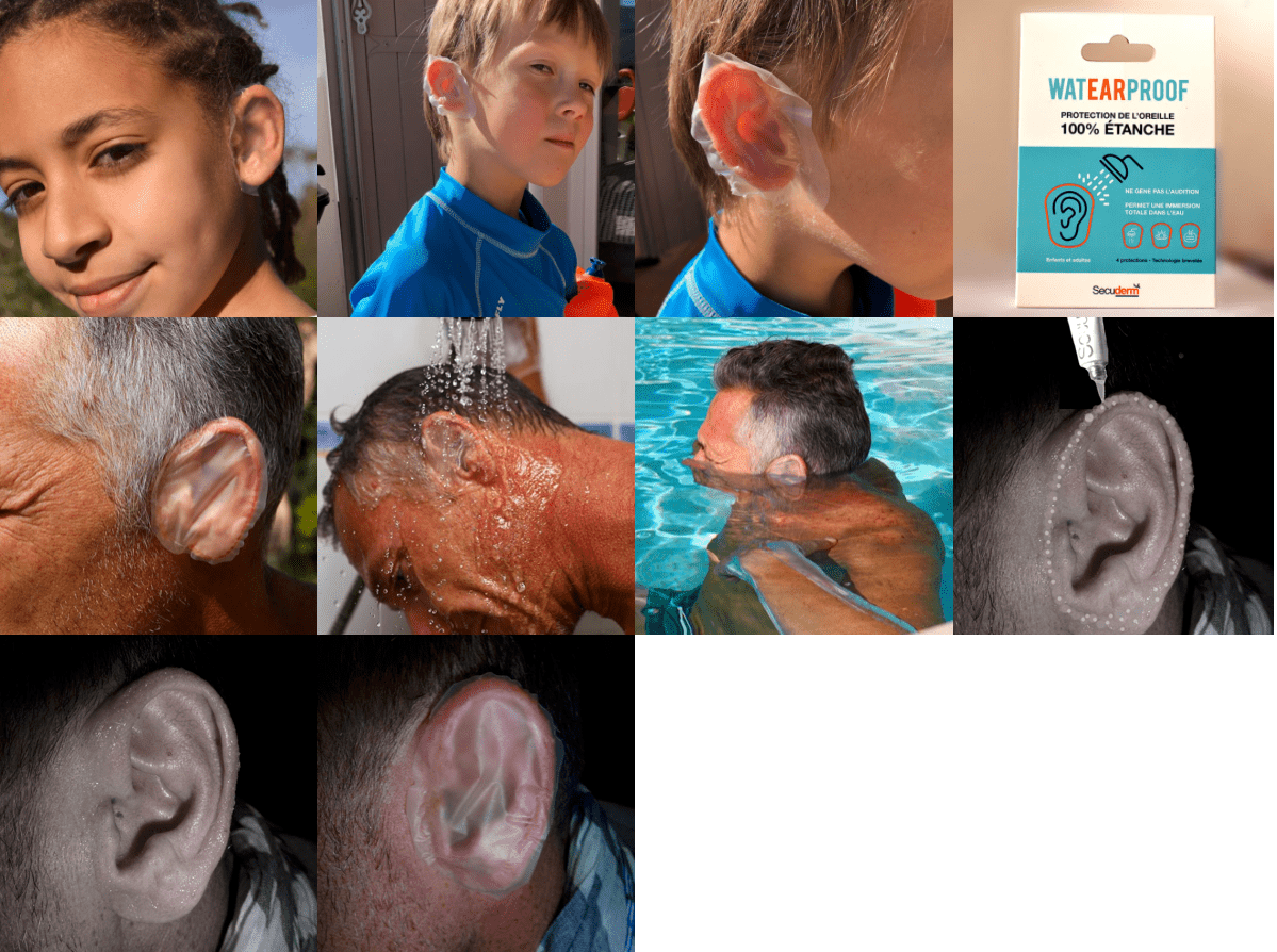 🌊 2 boîtes Waterproof 🐚 : Le pansement 100 % étanche pour protéger vos oreilles 👂 ! - CBF Medical