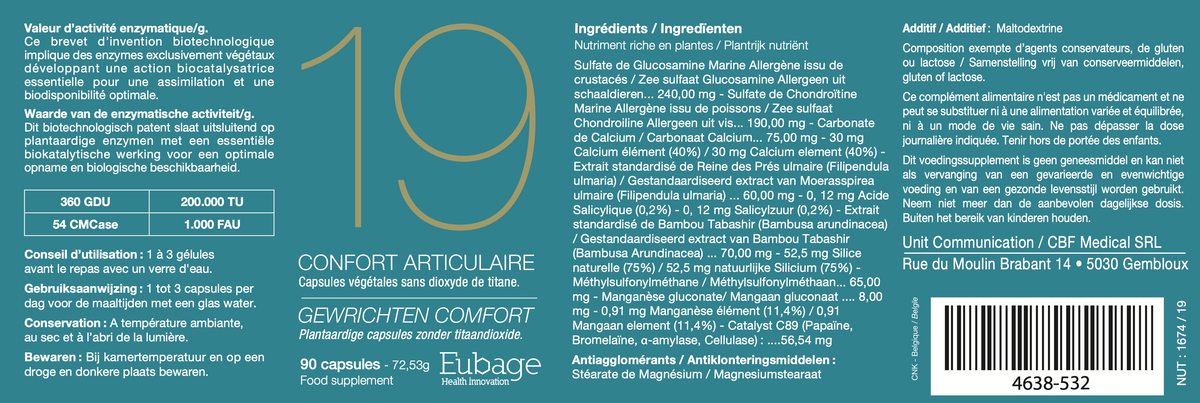 Eubage 19 Gewrichtscomfort