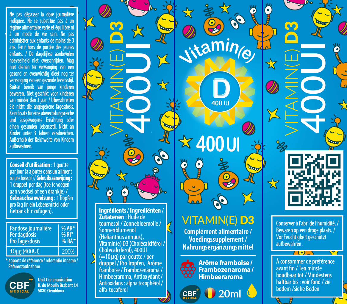 VITAMIN D3 400 IU in druppels