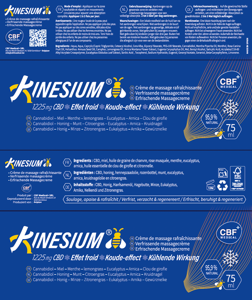 🔥❄️ Aus Alivium® wird Kinesium® Warm Effect Massage Cream (75 ml) 🌿