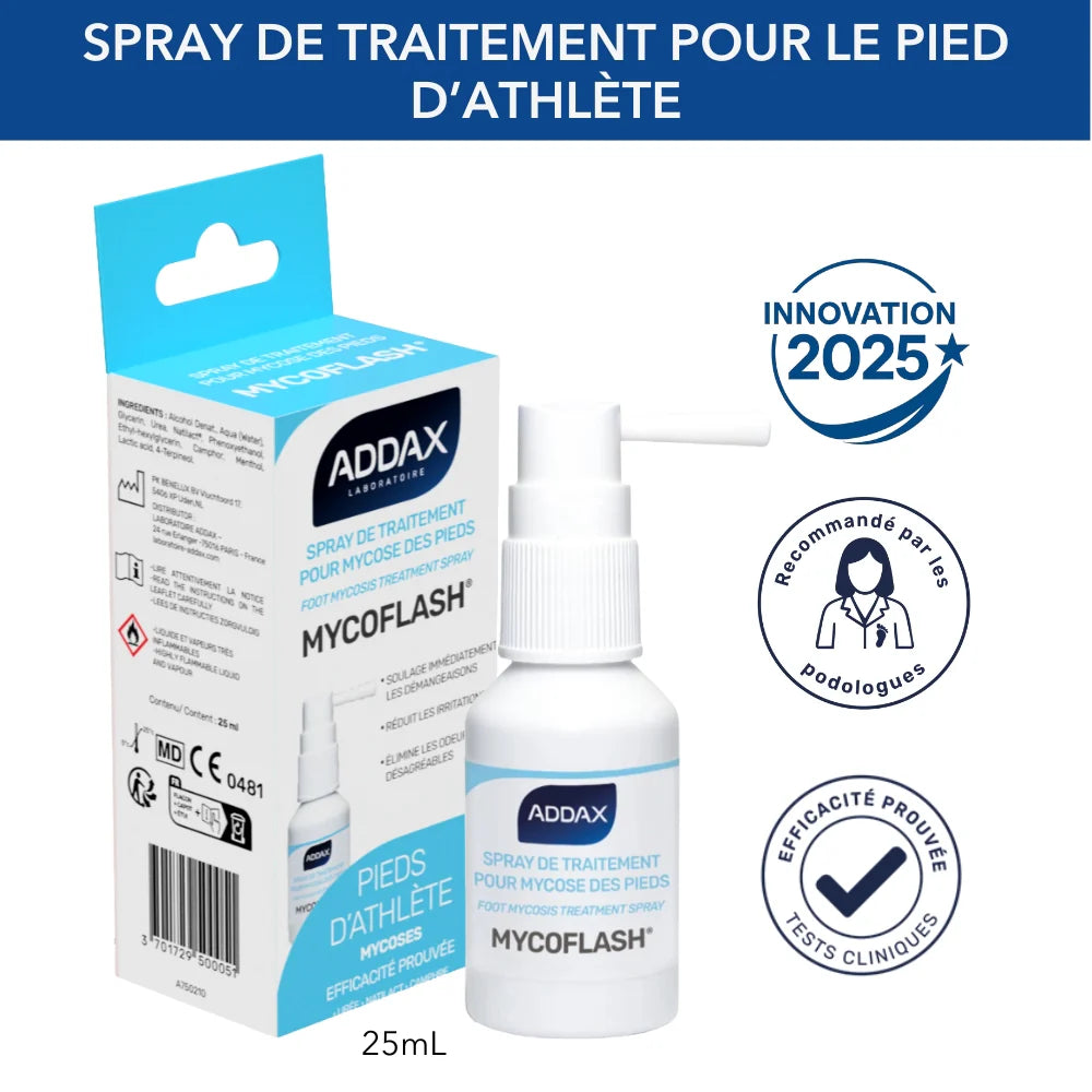 🦶💨 MYCOFLASH® – Spray SPRAY ANTIFONGIQUE POUR LE PIED D'ATHLÈTE (25 ml)