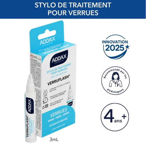 ✋🦶 VERRUFLASH® – Stylo de traitement des verrues mains, pieds et corps