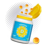 🌞 Vitamine D3 1.000 UI Softgel - 180 Gélules 💪 - CBF Medical