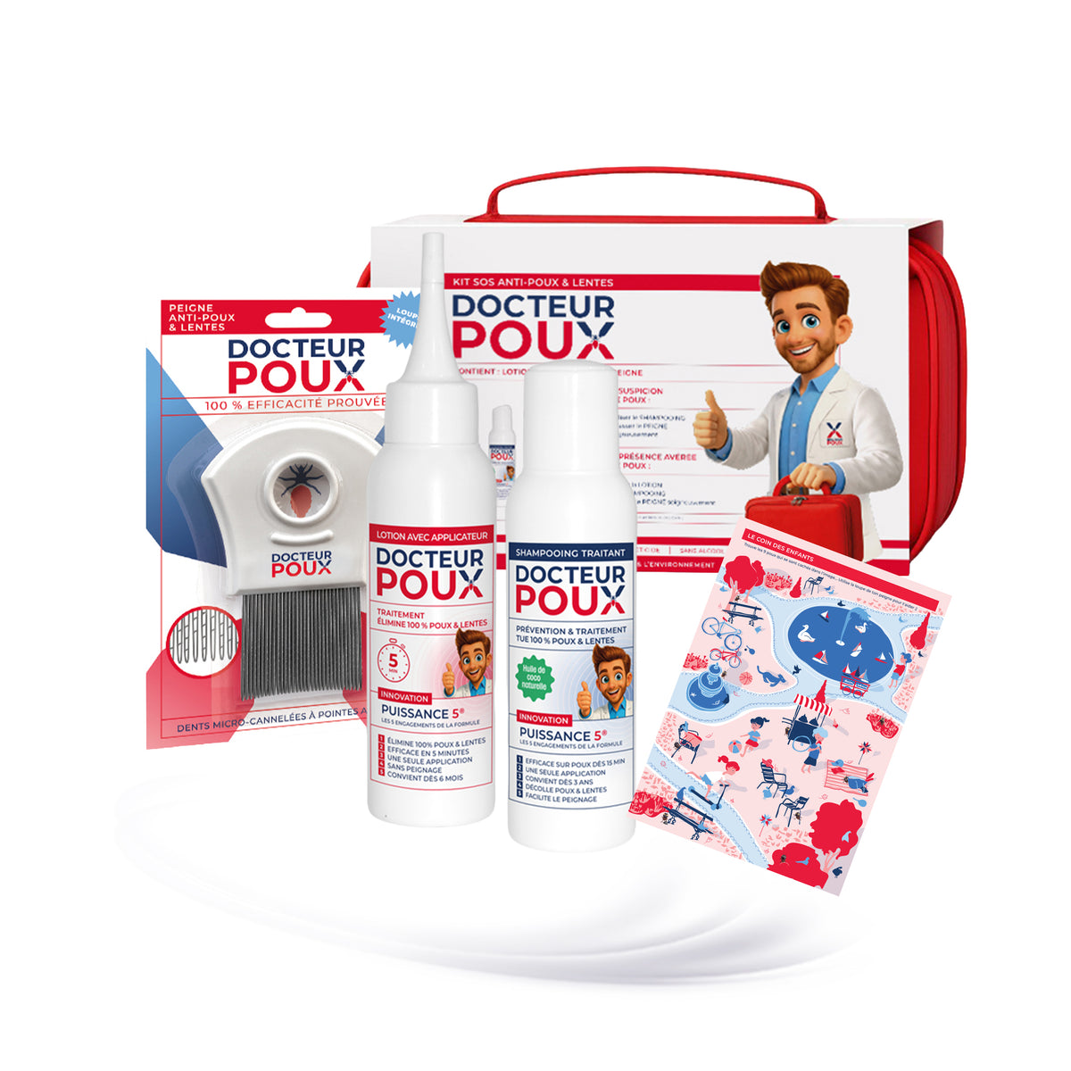 👜 Trousse SOS Poux – Docteur Poux